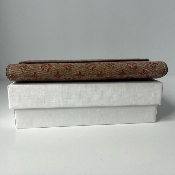 ♥️LOUIS VUITTON Monogram Mini Portotrezole Long Wallet RARE!! ❤️ - Picture 6 of 11